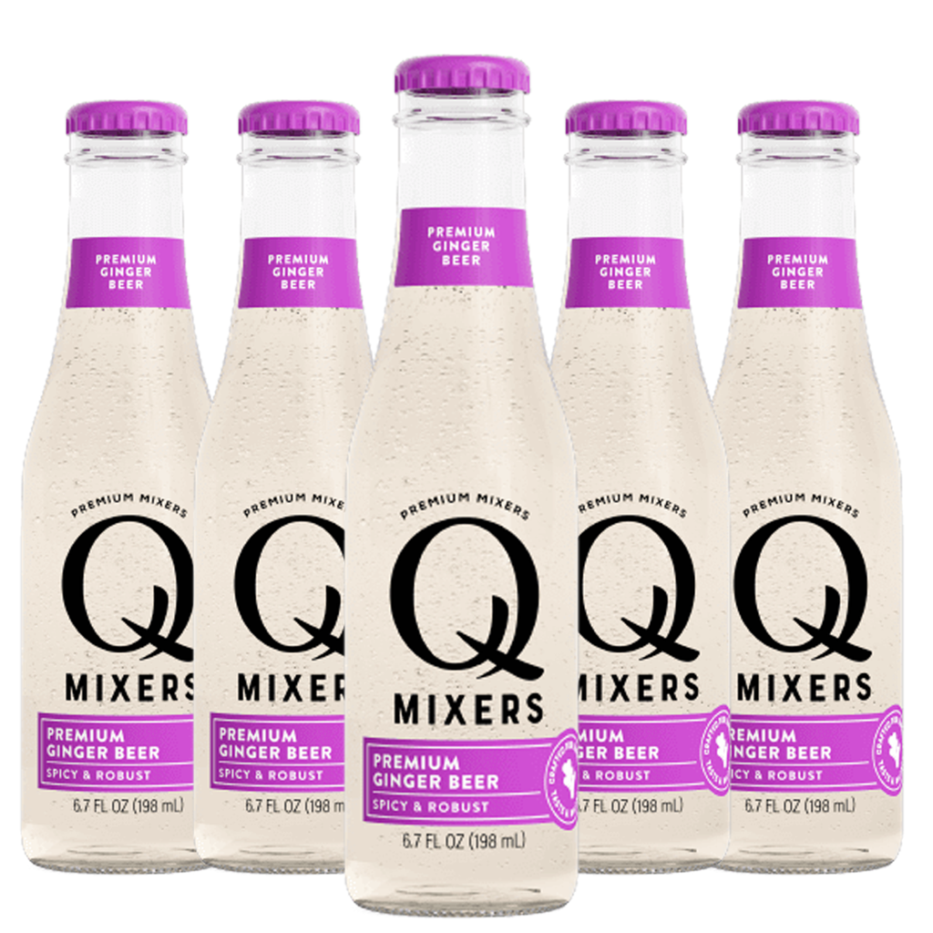 Q Mixers Ginger Beer, Premium Cocktail Mixer Made with Real Ingredients 6.7oz Bottle - GoDpsMusic