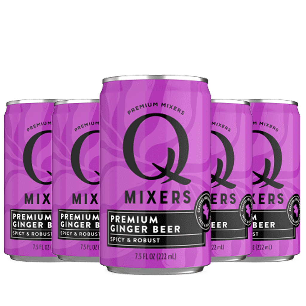 Q Mixers Ginger Beer, Premium Cocktail Mixer Made with Real Ingredients 7.5oz Cans - GoDpsMusic
