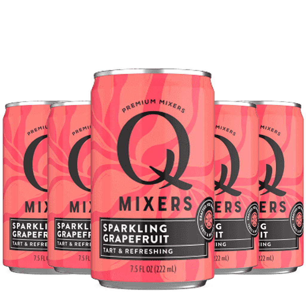 Q Mixers Sparkling Grapefruit, Premium Cocktail Mixer Made with Real Ingredients 7.5oz Cans - GoDpsMusic