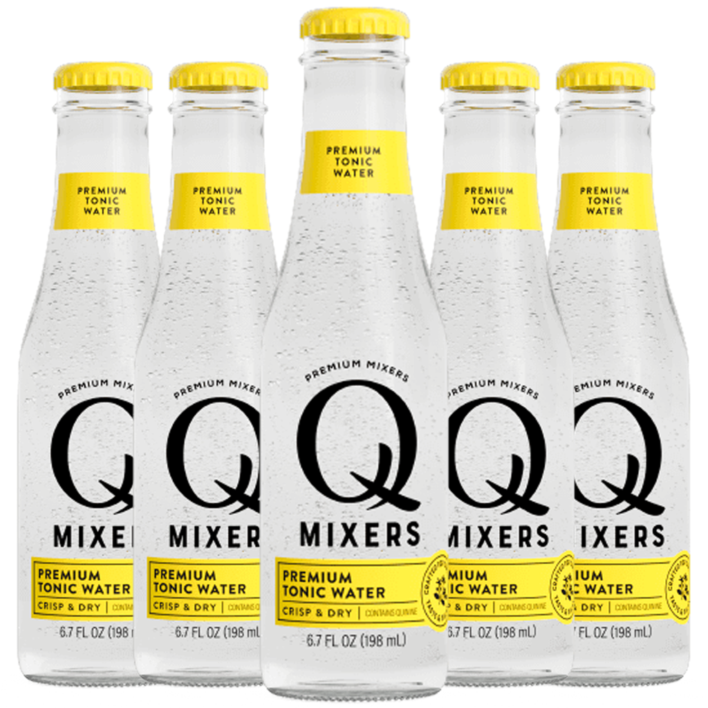 Q Mixers Tonic Water Premium Cocktail Mixer Made with Real Ingredients 6.7oz Bottle - GoDpsMusic