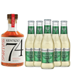 Spiritless Kentucky 74 Distilled Non-Alcoholic Whiskey Bundle with Fever Tree Ginger Ale  - Premium Zero-Proof Liquor Spirits for a Refreshing Experience - GoDpsMusic