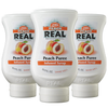 Reàl Infused Exotics Simply Squeeze Peach Puree Infused Syrup 16.9oz Bottle for Mixologists, Chefs, Cooks - GoDpsMusic