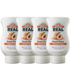 Reàl Infused Exotics Simply Squeeze Peach Puree Infused Syrup 16.9oz Bottle for Mixologists, Chefs, Cooks - GoDpsMusic