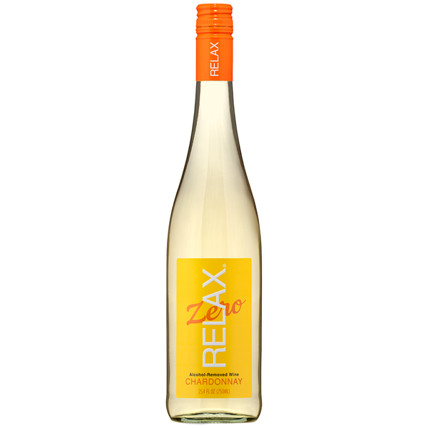 Relax Zero Wines Alcohol Removed Chardonnay - Non-Alcoholic Dealcoholized Wine - 750ml Bottles - GoDpsMusic