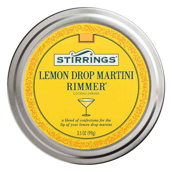 Stirrings Lemon Drop Cocktail Rimmer - Easy to Rim a Glass - Specialty Sugar and Salt Drink Rimmers