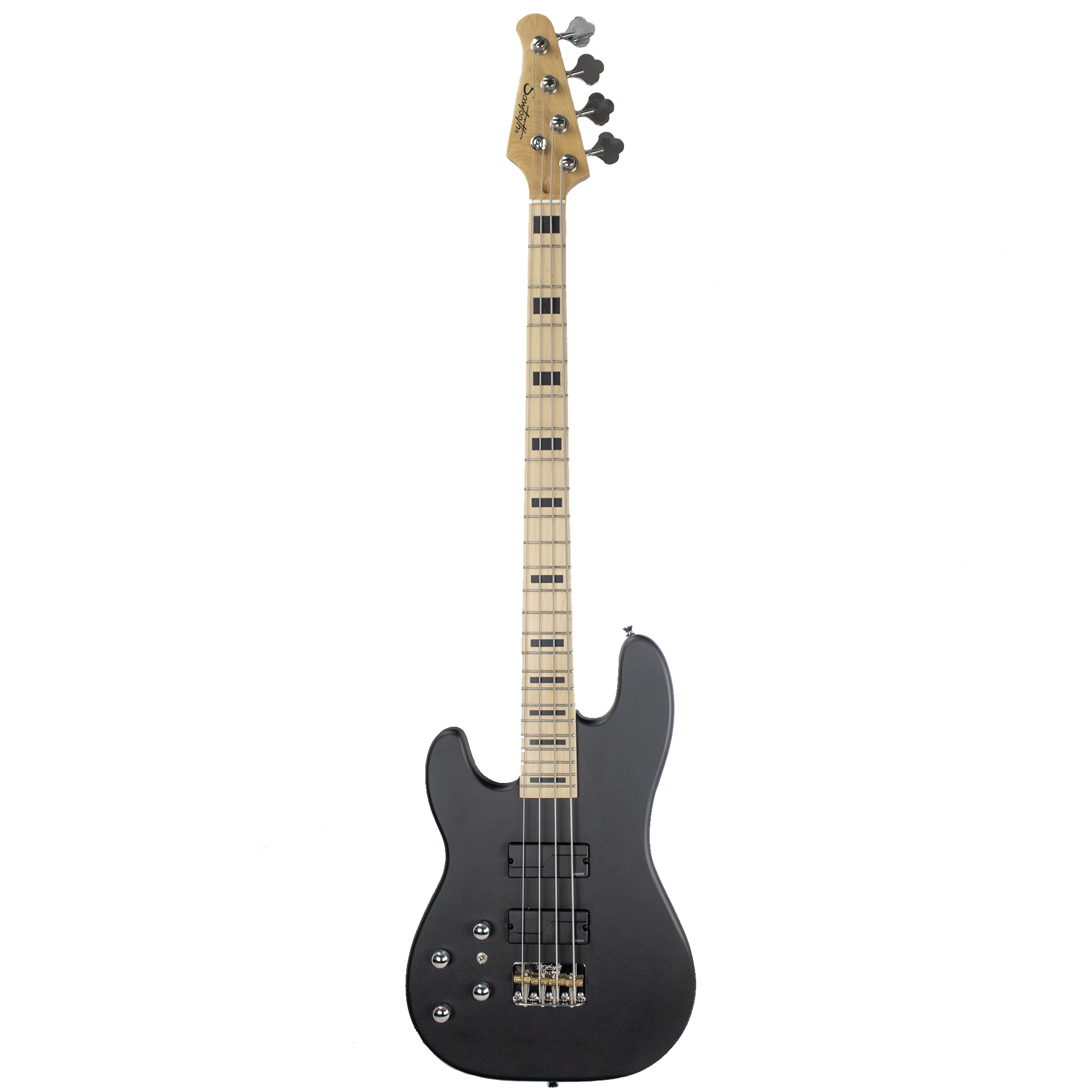 Sawtooth Rebel24 Series Left Handed Satin Black 24 Fret Electric Bass ...