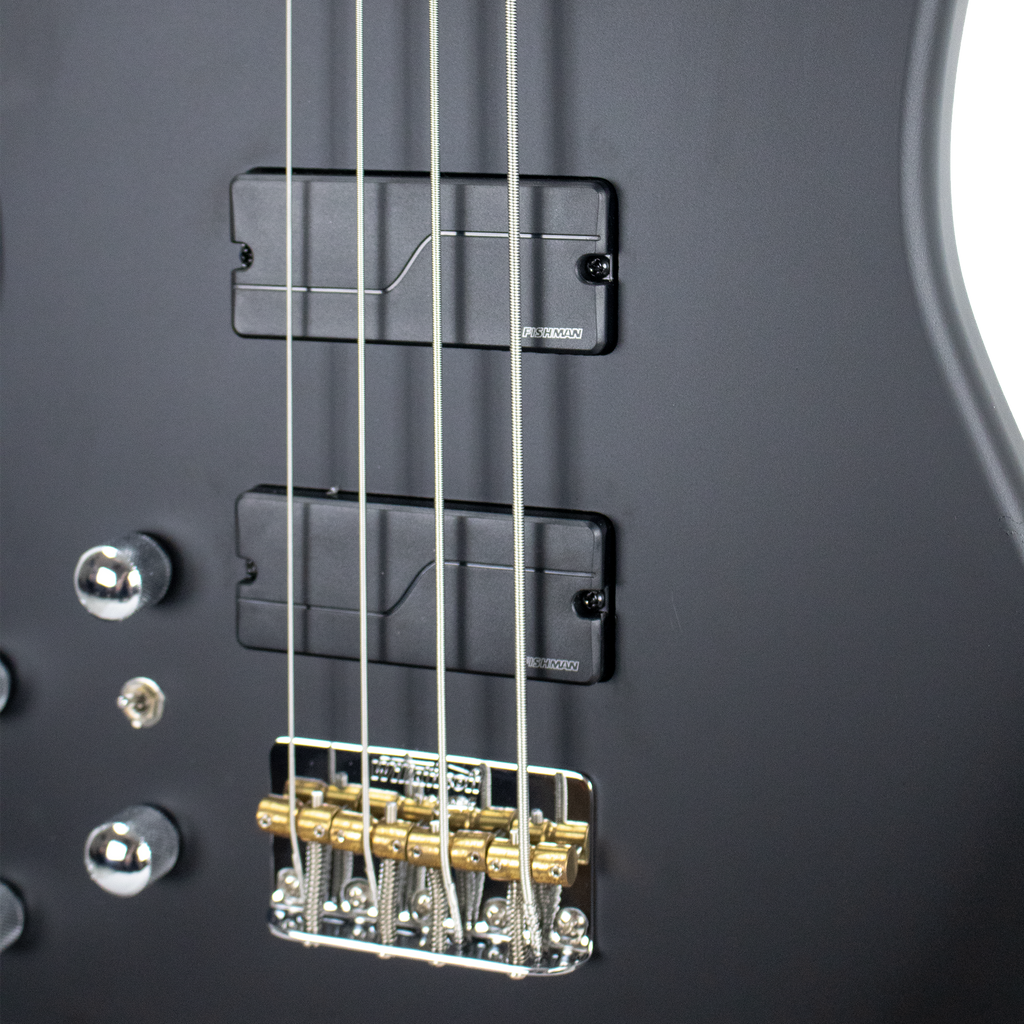 Sawtooth Rebel24 Series Left Handed Satin Black 24 Fret Electric Bass