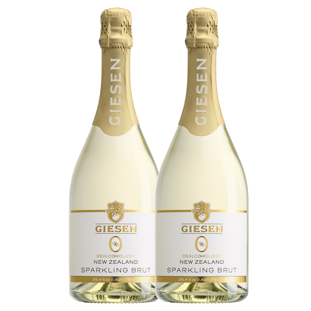 Giesen Non-Alcoholic Sparkling Brut  - Premium Dealcoholized White Wine from New Zealand - GoDpsMusic