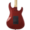 Sawtooth SST Left-Handed Electric Guitar - Red Metallic w Black Pickguard
