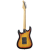 Sawtooth Sunburst ES Series Electric Guitar w/ Tortoise Pickguard - Includes: Accessories, Amp, & Gig Bag