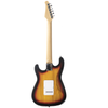 Sawtooth Sunburst ES Series Electric Guitar w/ Vintage White Pickguard - Includes: Accessories, Amp, & Gig Bag