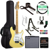 Sawtooth Vanilla Cream ES Series Electric Guitar w/ Vintage Cream Pickguard - Includes: Accessories, Amp & Gig Bag