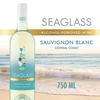 Seaglass Alcohol-Removed Pinot Grigio & Sauvignon Blanc – Refreshing Non-Alcoholic White Wines – Crisp, Clean Finish with Stone Fruit, Honeysuckle, Lemongrass, Melon & Citrus Aromas – 750ml Bottles