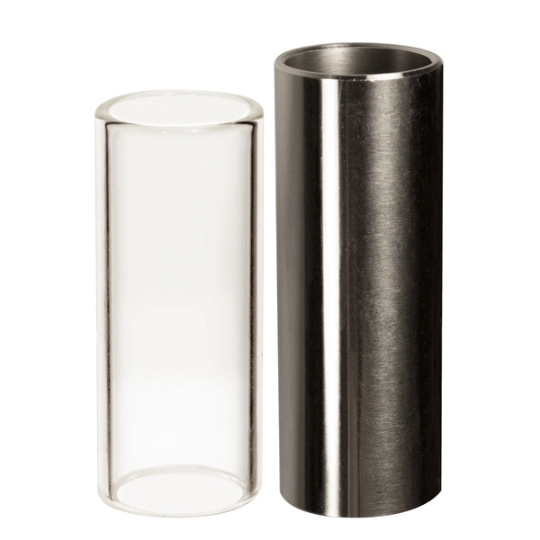 ChromaCast Guitar Slide 2 Pack, Chromed Steel & Glass Slides