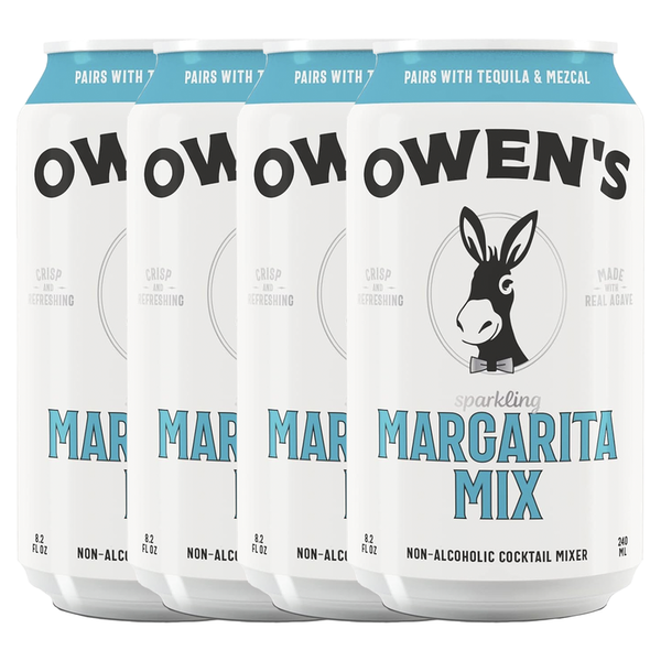 Owen’s Craft Mixers Sparkling Margarita Handcrafted in the USA with Premium Ingredients Vegan & Gluten-Free Soda Mocktail and Cocktail Mixer