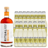 Ritual Zero Non-Alcoholic Rum Alternative with Fever Tree Sicilian Lemonade for your favorite Alcohol-Free Mixed Drink - GoDpsMusic