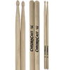 ChromaCast 5A USA Made Hickory Drumsticks Pair - Wood Tipped - Drum Sticks Tour Tested by Pro Drummers - Real American Hickory Wood - GoDpsMusic