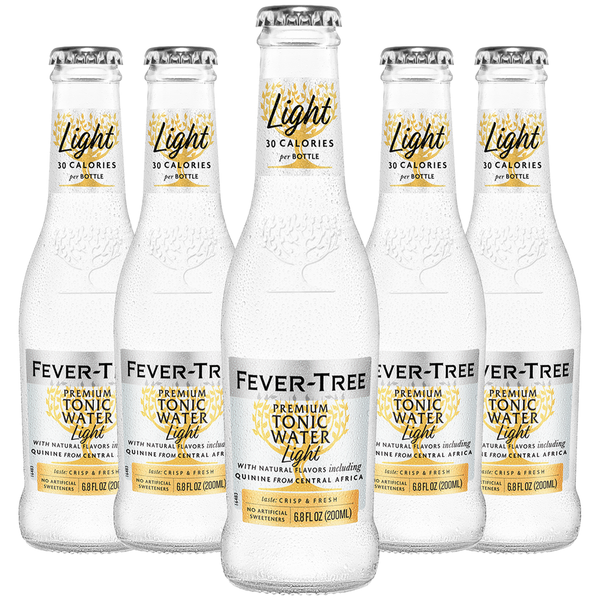 Fever Tree Light Tonic Water - Premium Quality Mixer and Soda - Refreshing Beverage for Cocktails & Mocktails 200ml Bottle - GoDpsMusic