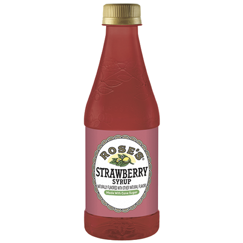 Rose’s Sweetened Strawberry Syrup 12oz Bottle, | Perfect for Cocktails, Beverages, and Mixers - GoDpsMusic