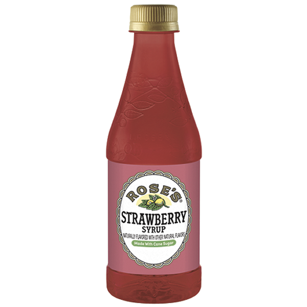 Rose’s Sweetened Strawberry Syrup 12oz Bottle, | Perfect for Cocktails, Beverages, and Mixers - GoDpsMusic