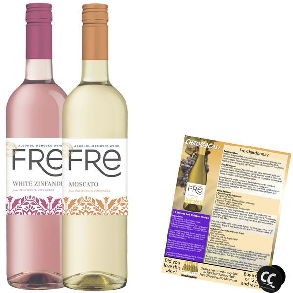 Non Alcoholic Wine 2 Pack Fre Moscato and Fre White Zinfandel Business & Holiday Gift Ideas - GoDpsMusic
