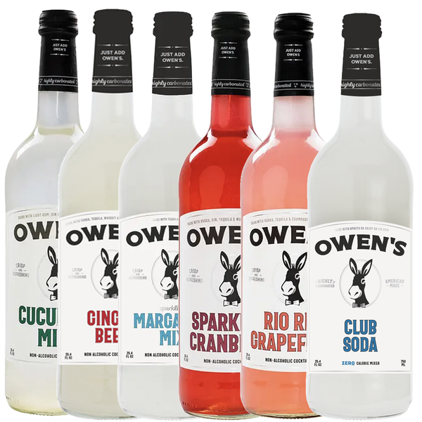 Owen’s Craft Mixers | Mixed Packs |Handcrafted in the USA with Premium Ingredients | Vegan & Gluten-Free Soda Mocktail and Cocktail Mixer - GoDpsMusic