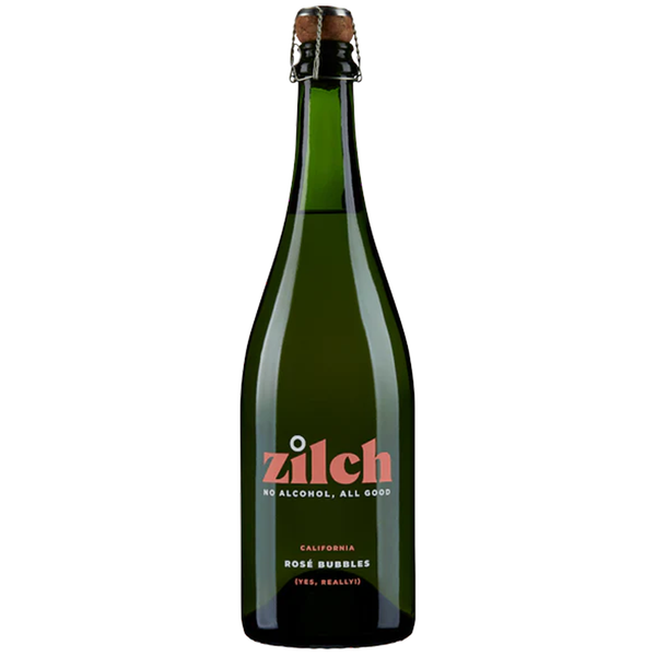 Zilch Alcohol-Free Rosé Bubbles: Premium Non-Alcoholic California Sparkling Rosé Wine - GoDpsMusic