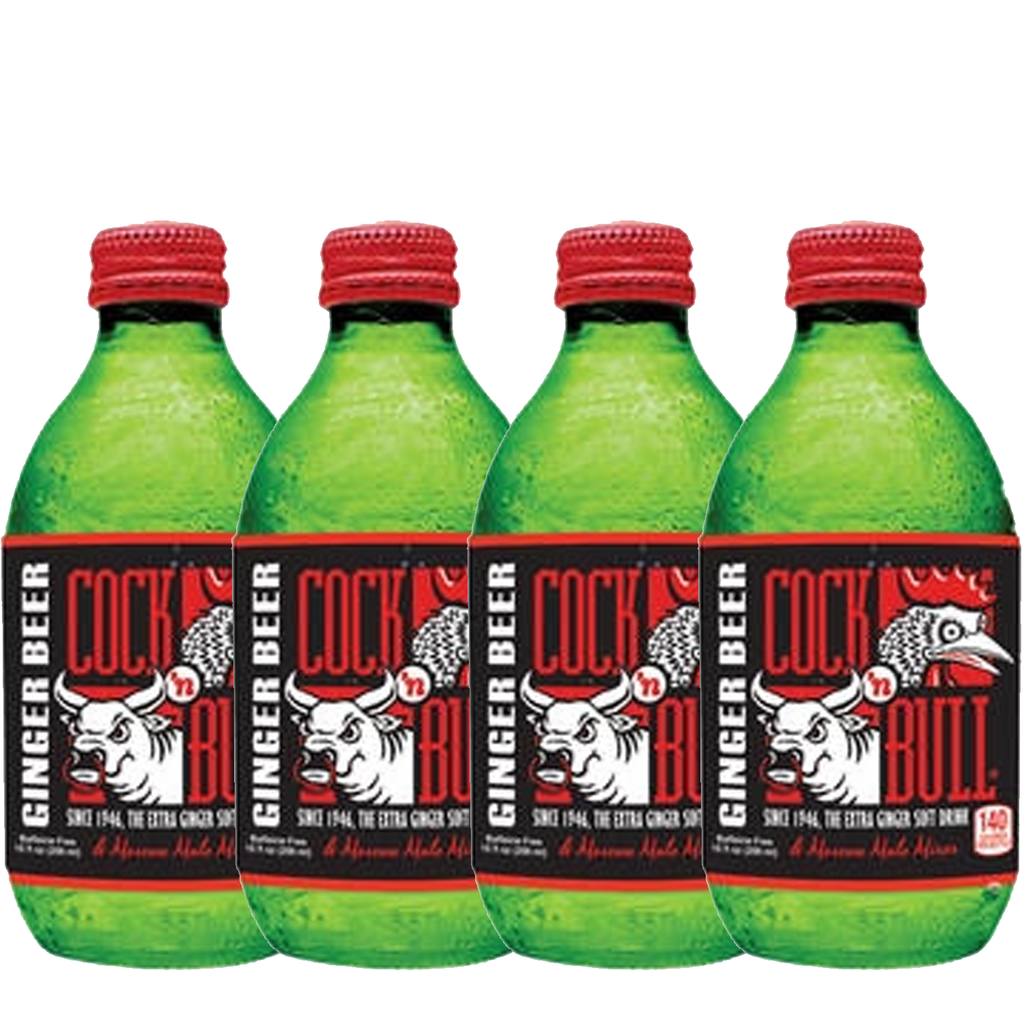 Cock n Bull Ginger Beer 10oz Soda Bottles - Ideal Mixer for Cocktails, Mocktails, and Bartenders - Premium Quality for Perfect Mixed Drinks - Refreshing Flavor Profile- Made In USA - GoDpsMusic