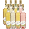 Giffard Depuis 1885 Mixed Packs All Four Flavors Alcohol-Free Liqueur Syrup - Made in France, 700ml Bottles, Perfect for Spritzers, Mixed Drinks - GoDpsMusic