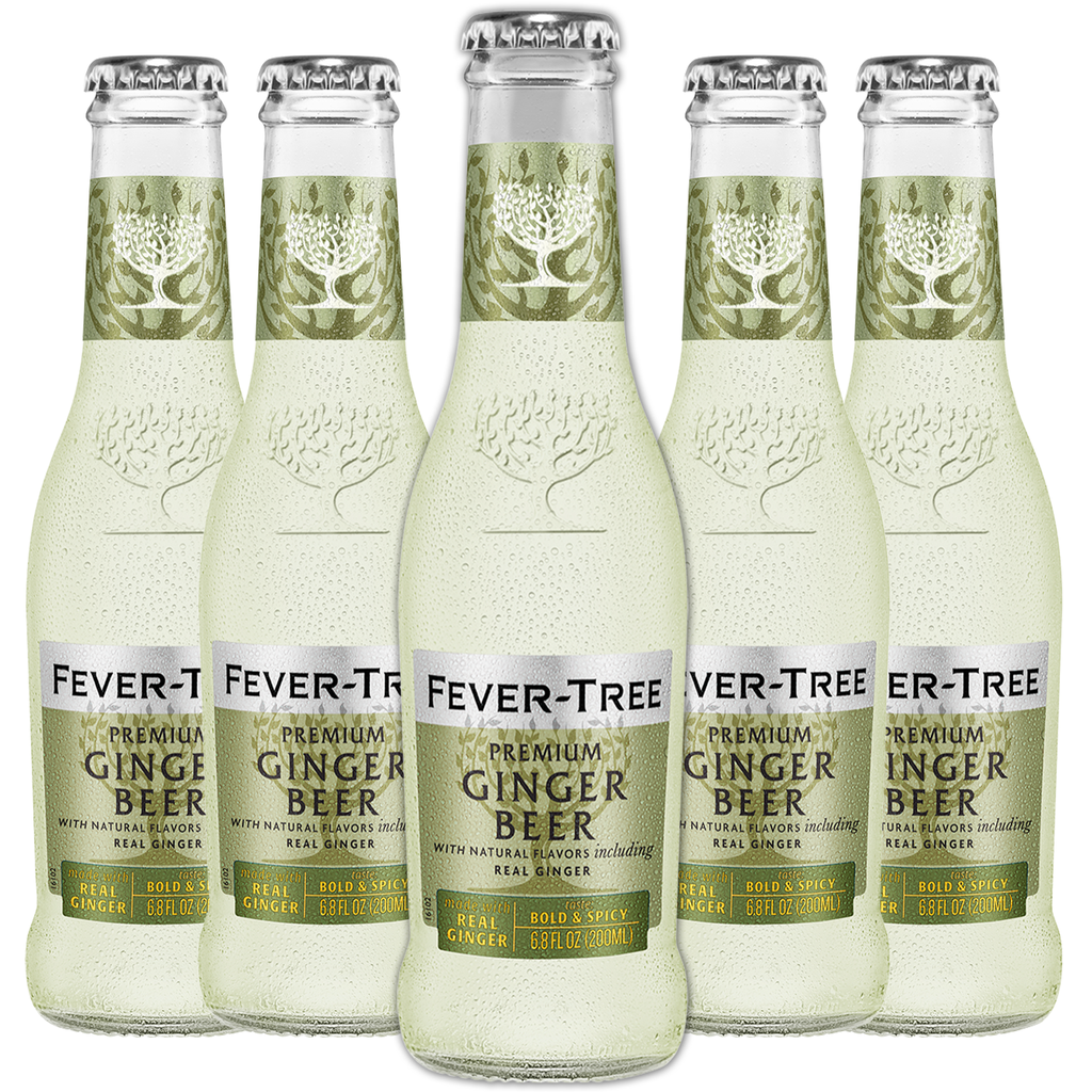 Fever Tree Premium Ginger Beer - Premium Quality Mixer and Soda - Refreshing Beverage for Cocktails & Mocktails 200ml Bottle - GoDpsMusic