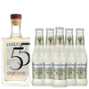 Spiritless Jalisco 55 Distilled Non-Alcoholic Tequila Bundle with Fever Tree Ginger Beer Mix - Premium Zero-Proof Liquor Spirits for a Refreshing Experience - GoDpsMusic