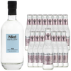 Nkd Distillery Gin Alternative Premium with Fever Tree Club Soda Non-Alcoholic Spirit - Zero Alcohol - Perfect Gin & Tonic or Tom Collins Alcohol Free Substitute - GoDpsMusic