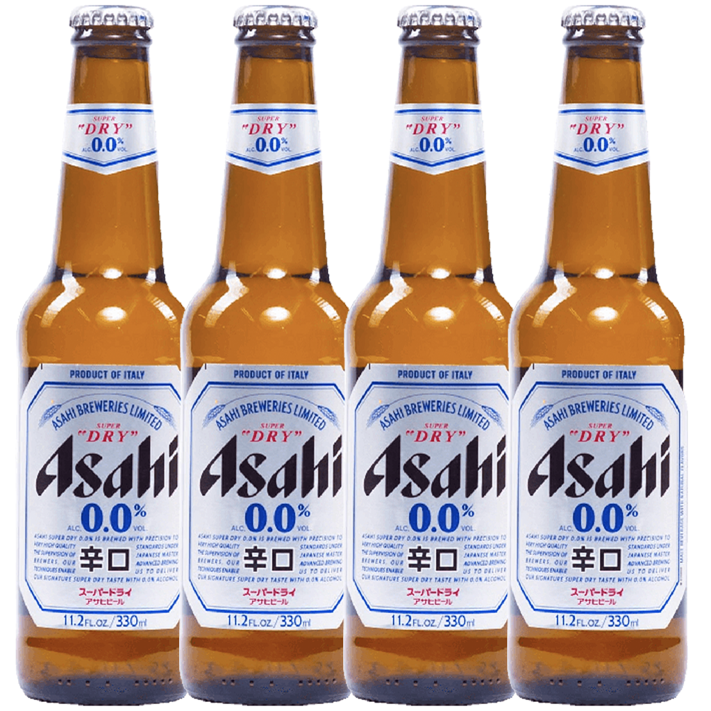 Asahi Super Dry 0.0% Alcohol Free Lager | 12oz Bottles | Zero Alcohol Beer | Made in Japan - GoDpsMusic