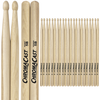 ChromaCast 5B USA Made Hickory Drumsticks Pair - Wood Tipped - Drum Sticks Tour Tested by Pro Drummers - Real American Hickory Wood - GoDpsMusic