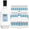 Nkd Distillery Gin Alternative Premium with Fever Tree Mediterranean Tonic Non-Alcoholic Spirit - Zero Alcohol - Perfect Gin & Tonic or Tom Collins Alcohol Free Substitute - GoDpsMusic