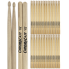 ChromaCast 7A USA Made Hickory Drumsticks Pair - Wood Tipped - Drum Sticks Tour Tested by Pro Drummers - Real American Hickory Wood - GoDpsMusic