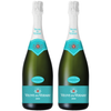 Veuve Du Vernay Zero Alcohol Free Non-Alcoholic Vegan Sparkling White Wine from France - GoDpsMusic