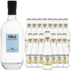 Nkd Distillery Gin Alternative Premium with Fever Tree Light Tonic Water Non-Alcoholic Spirit - Zero Alcohol - Perfect Gin & Tonic or Tom Collins Alcohol Free Substitute - GoDpsMusic