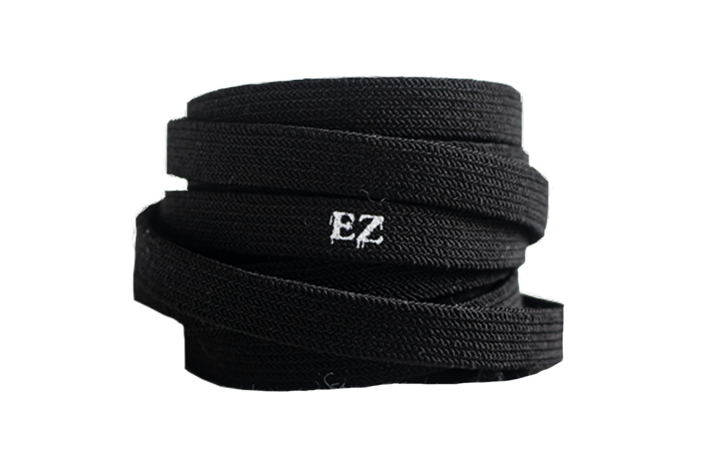 EZ Stretch slip on shoe laces, Elastic flat stretchy shoe laces, 63 in Length, Black - GoDpsMusic