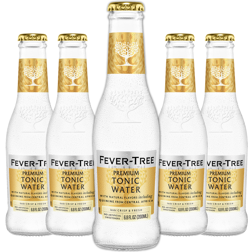 Fever Tree Premium Tonic Water - Premium Quality Mixer and Soda - Refreshing Beverage for Cocktails & Mocktails 200ml Bottle - GoDpsMusic