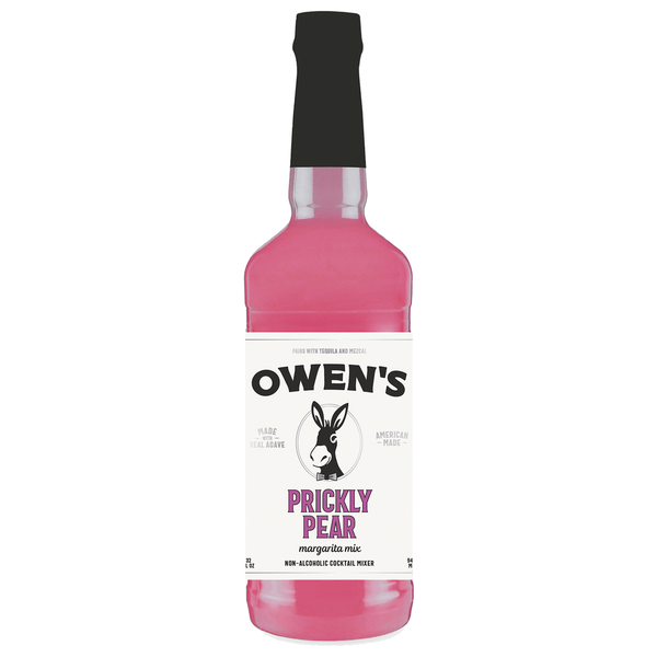 Owen’s Craft Mixers Live Nation Exclusive Prickly Pear | Handcrafted in USA | Premium Ingredients | Vegan & Gluten-Free Soda Mocktail & Cocktail Mixer - GoDpsMusic