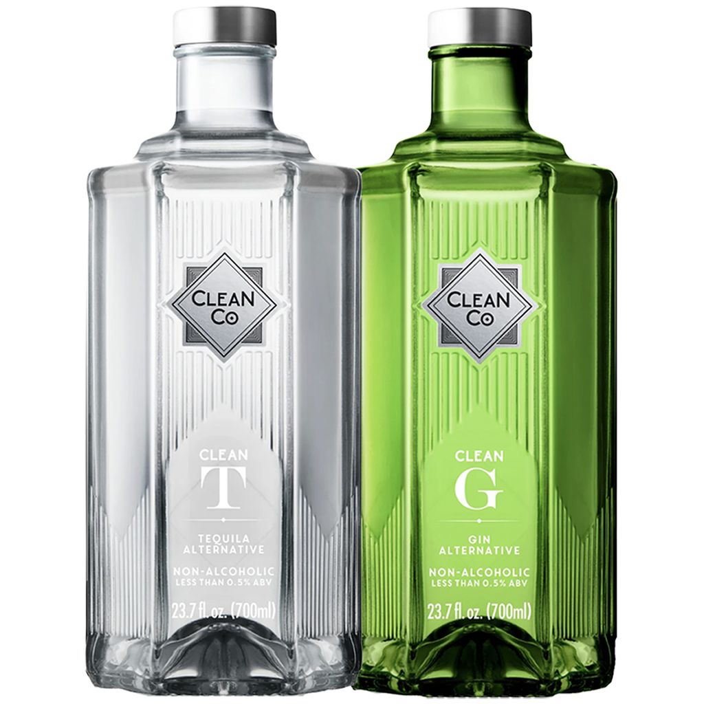 Clean Co Non-Alcoholic Gin & Tequila Alternative 700ml Bottle  | Made in England | Premium Alcohol-Free Spirit | Sugar Free, Gluten Free Spirits - GoDpsMusic