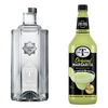 Clean Co Non-Alcoholic Tequila Alternative 700ml Bottle - | with Premium Quality Mr & Mrs T Margarita Mix, 1L Bottle