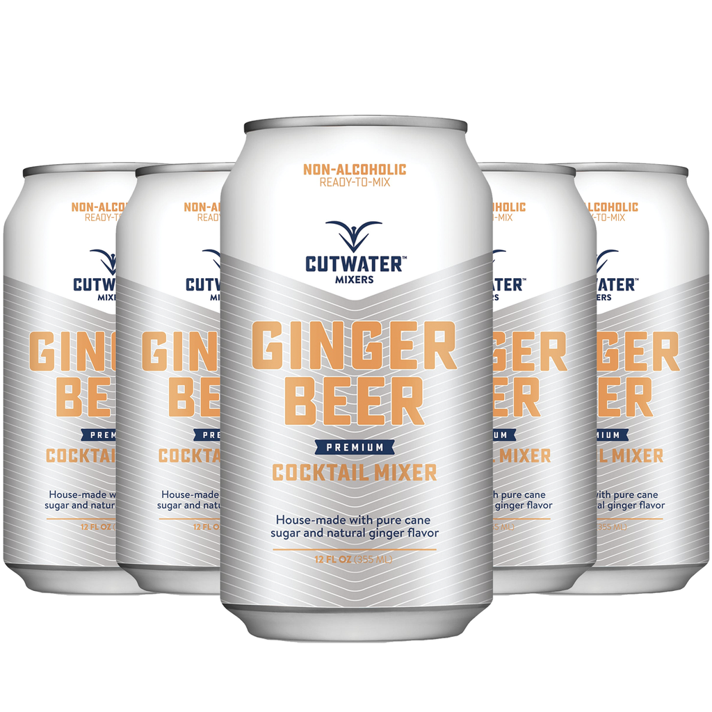 Cutwater Non-Alcoholic Ginger Beer - 12oz Cans - 110 Calories Fat-Free - Soda Mixer for Moscow Mule, Dark n Stormy - GoDpsMusic