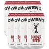 Owen’s Craft Mixers Ginger Beer Handcrafted in the USA with Premium Ingredients Vegan & Gluten-Free Soda Mocktail and Cocktail Mixer - GoDpsMusic