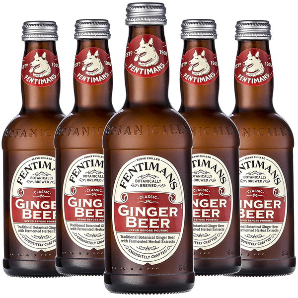 Fentimans Botanically Brewed Classic Ginger Beer Sparkling Soda, 9.3 fl oz Bottles – Premium Craft Soda/Mixer for Cocktails & Refreshing Drinks - GoDpsMusic