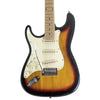 Sawtooth Left-Handed Sunburst ES Series Electric Guitar w/ Vanilla Cream Pickguard - Includes: Accessories, Amp & Gig Bag