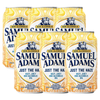 Samuel Adams Just the Haze Non-Alcoholic Hazy IPA Brew - Dealcoholized Sam Adams Craft Beer - 12oz Cans - Sabro, Citra, Mosaic, Cascade Hops - GoDpsMusic