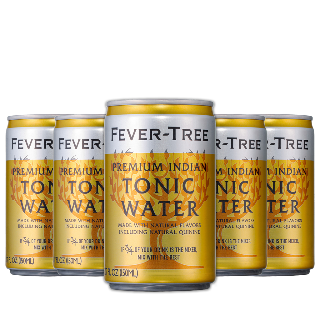 Fever Tree Premium Indian Tonic Water - Premium Quality Mixer and Soda - Refreshing Beverage for Cocktails & Mocktails 150ml Can - GoDpsMusic