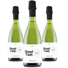 Good Twin Non-Alcoholic Sparkling Wine - Verdejo Made in Spain - Vegan, All-Natural Dealcoholized Cava Champagne Style Wines - GoDpsMusic